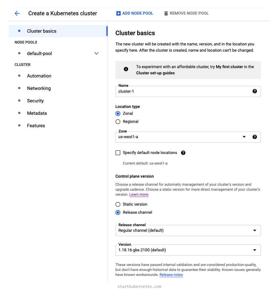 Cluster basics